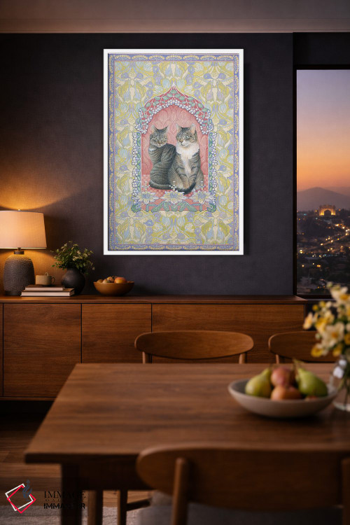 تابلو دکوراتیو جما و دخترش ماپت اثر آیوری کتس - D4W