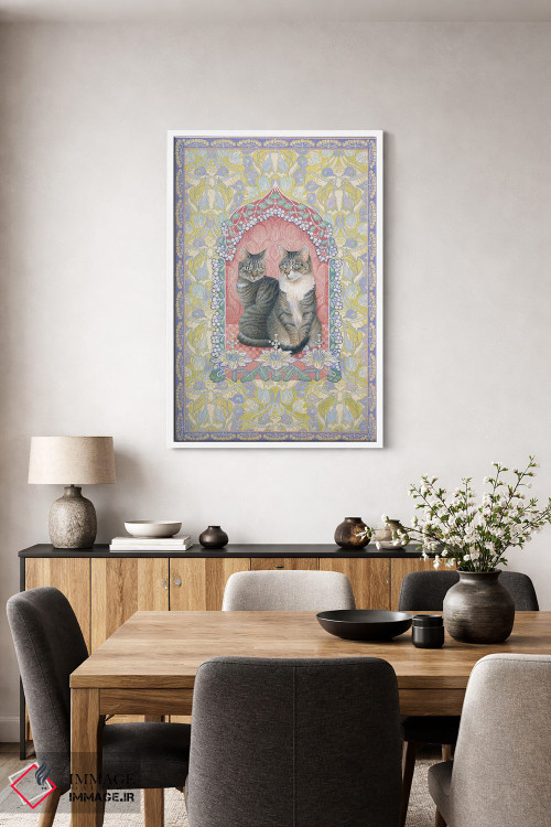 تابلو دکوراتیو جما و دخترش ماپت اثر آیوری کتس - D3W