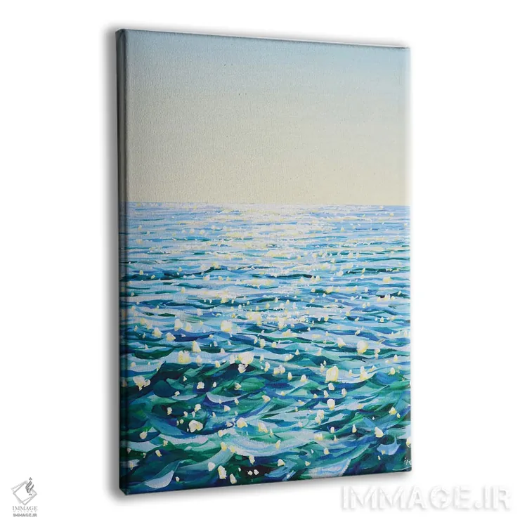 تابلو دکوراتیو نور اقیانوس در روز صاف اثر ایرینا کاستسووا - نمای پرسپکتیو محصول