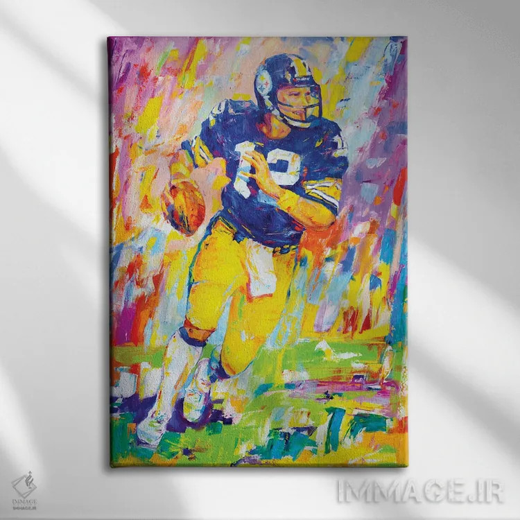 تابلو دکوراتیو هندبال اثر ایرینا کاستسووا - نمای روبهرو روی دیوار