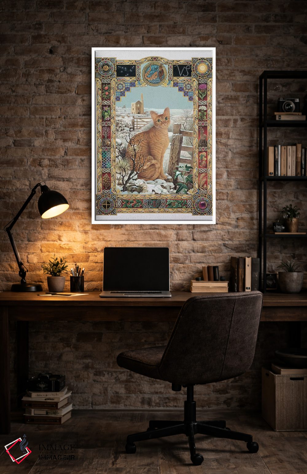 تابلو دکوراتیو برج جدی اثر آیوری کتس - D2W