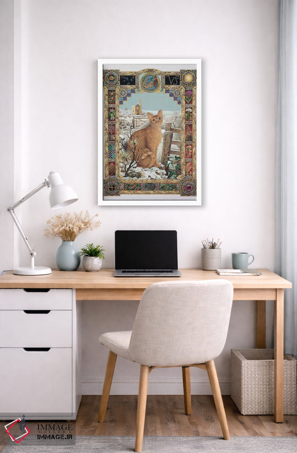 تابلو دکوراتیو برج جدی اثر آیوری کتس - D5W