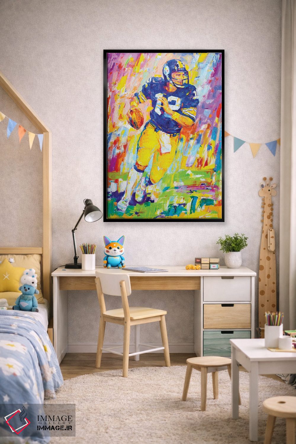 تابلو دکوراتیو هندبال اثر ایرینا کاستسووا - D2B