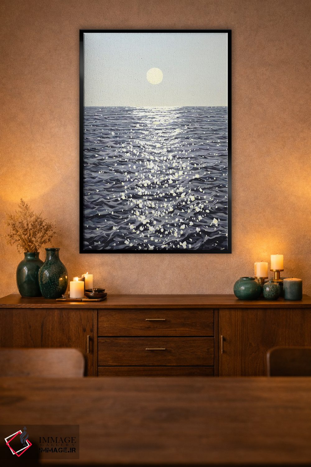 تابلو دکوراتیو نور اقیانوس VIII اثر ایرینا کاستسووا - D2B