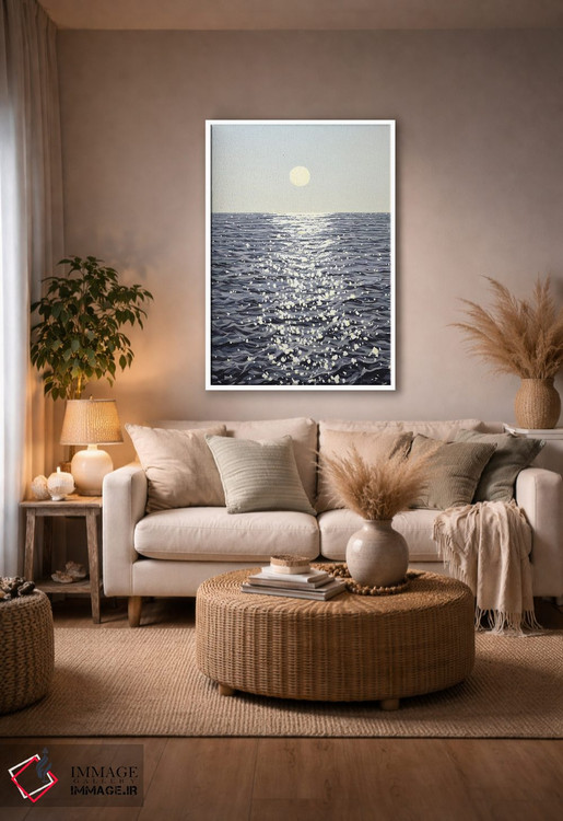 تابلو دکوراتیو نور اقیانوس VIII اثر ایرینا کاستسووا - D3W
