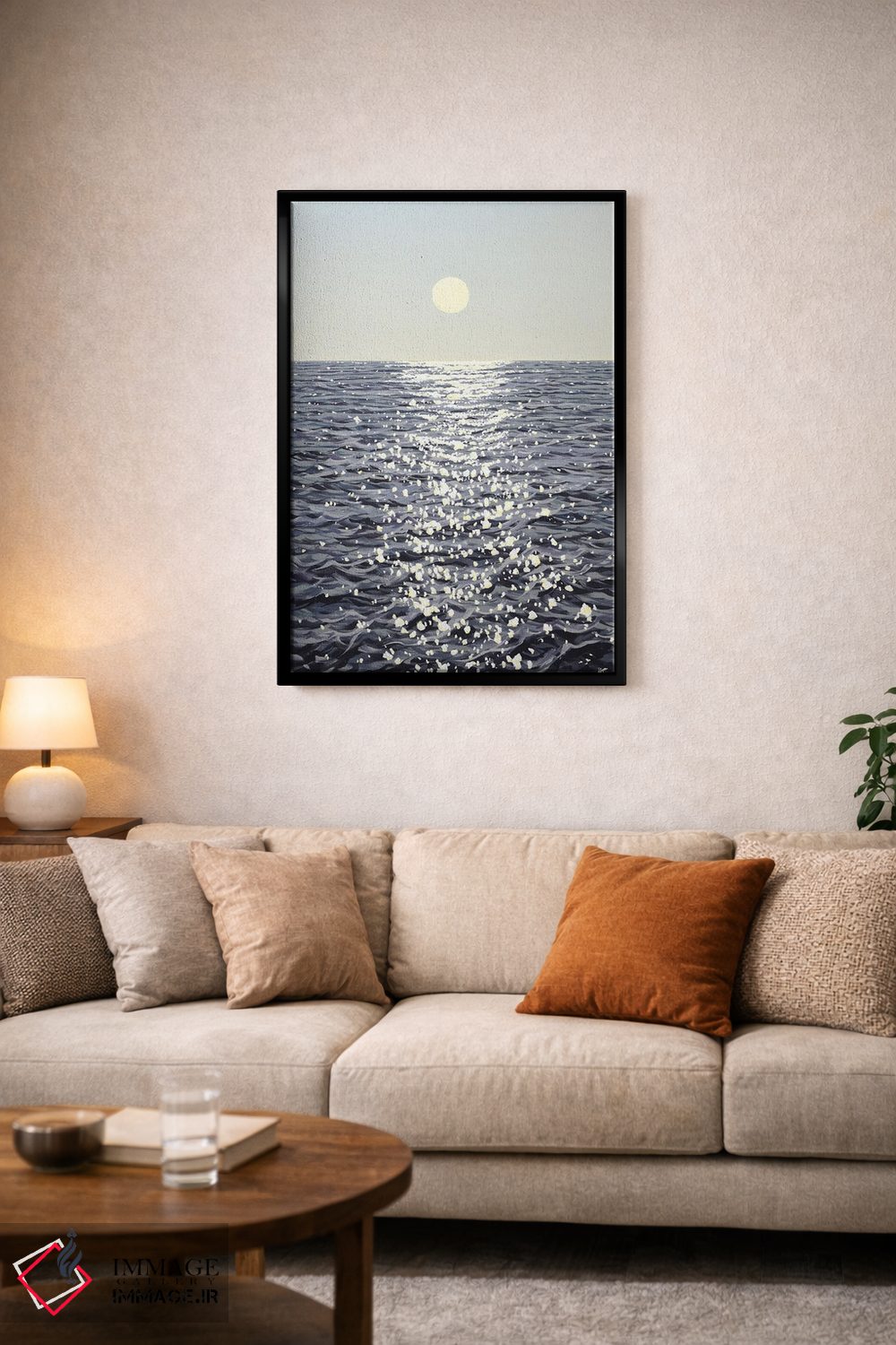 تابلو دکوراتیو نور اقیانوس VIII اثر ایرینا کاستسووا - D4B