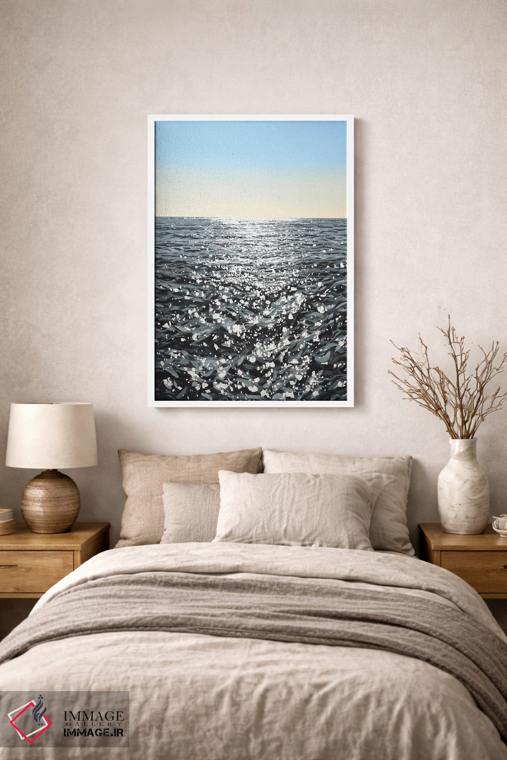 تابلو دکوراتیو نور آسمان اقیانوسی II اثر ایرینا کاستسووا - D1W