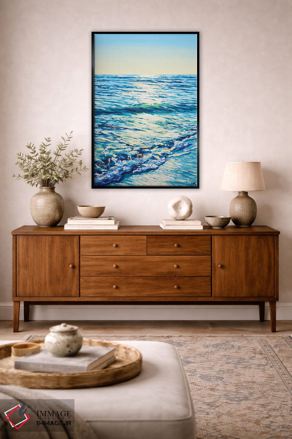 تابلو دکوراتیو دریا III اثر ایرینا کاستسووا - D3B