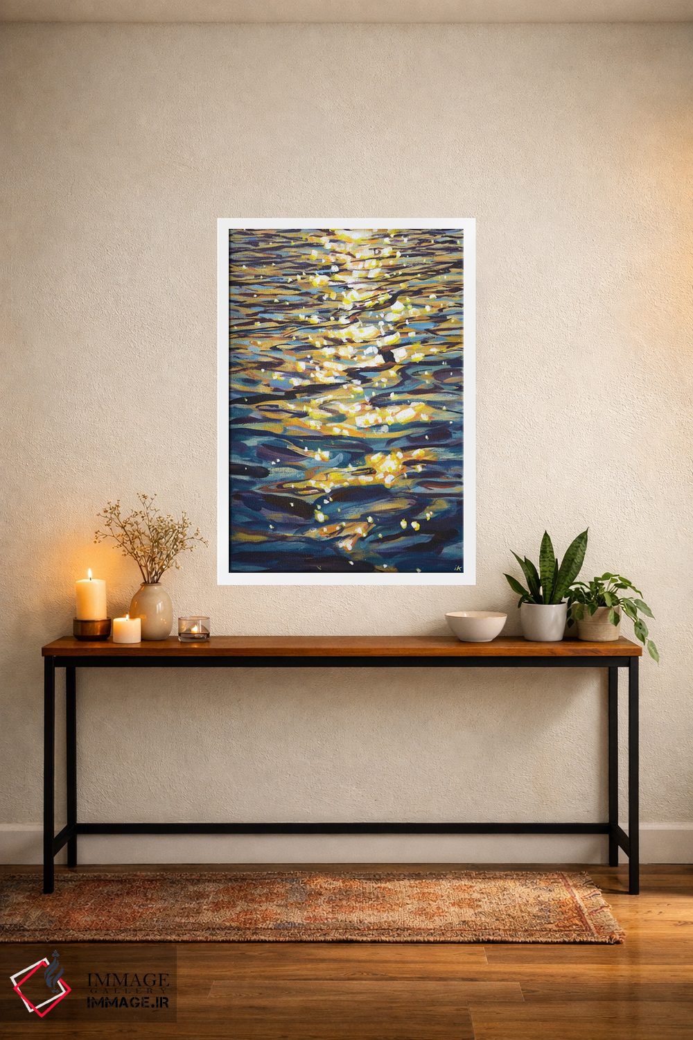 تابلو دکوراتیو جرقه های عصرگاهی اثر ایرینا کاستسووا - D2W