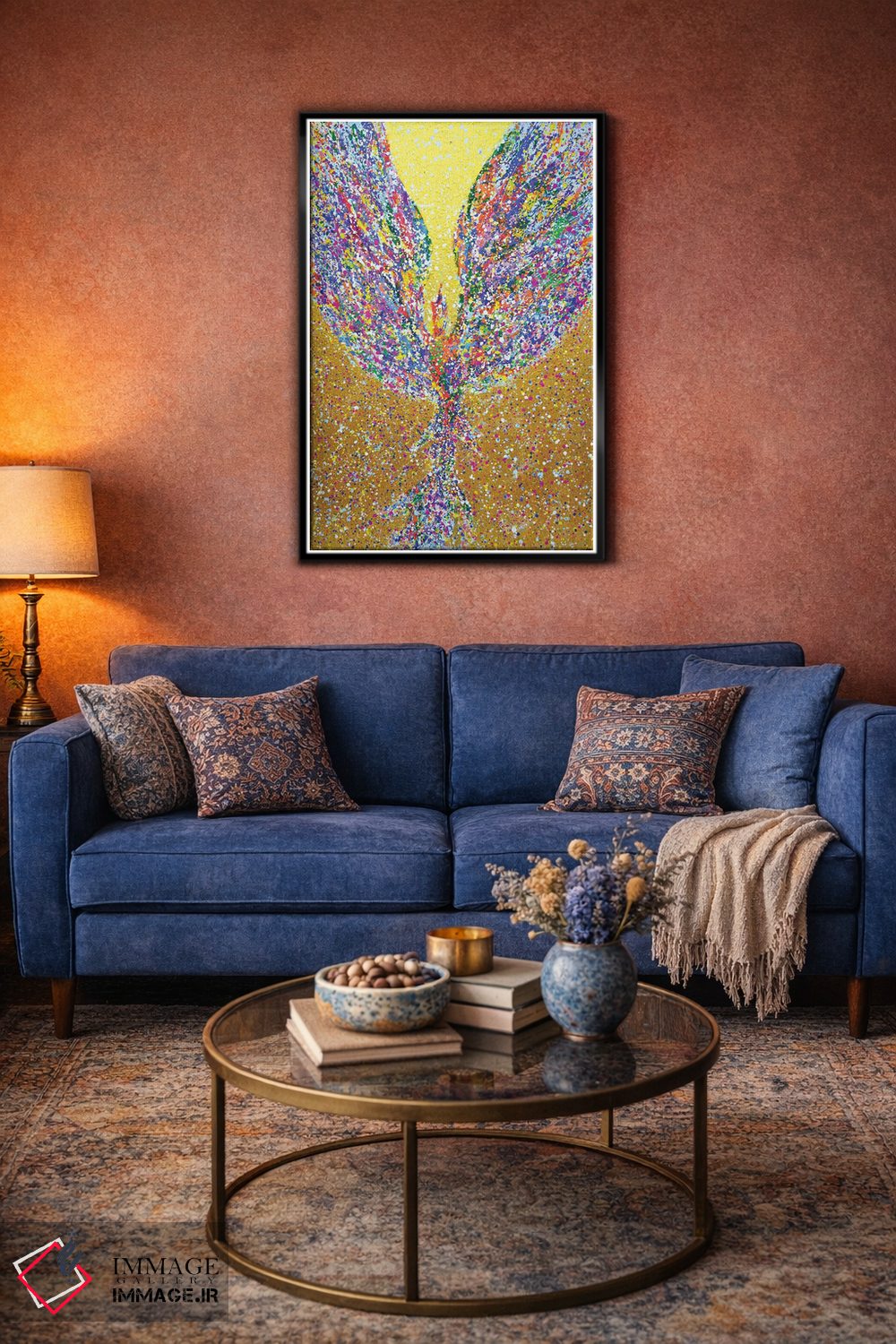 تابلو دکوراتیو ققنوس اثر ایرینا کاستسووا - D3B