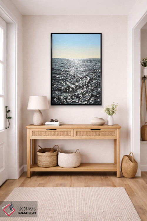 تابلو دکوراتیو نور آسمان اقیانوسی II اثر ایرینا کاستسووا - D5B