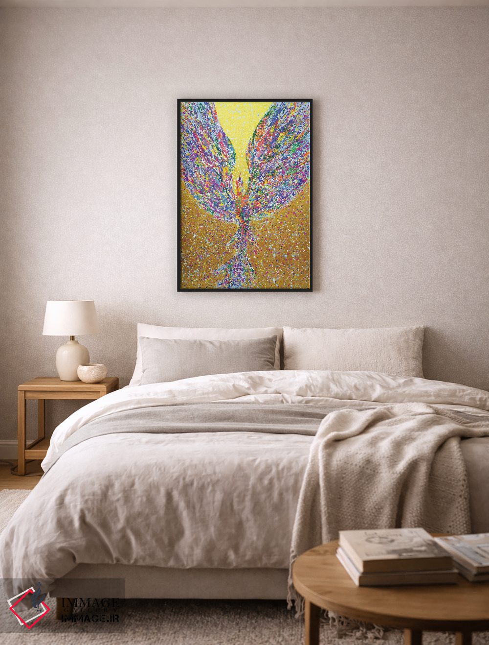 تابلو دکوراتیو ققنوس اثر ایرینا کاستسووا - D6B