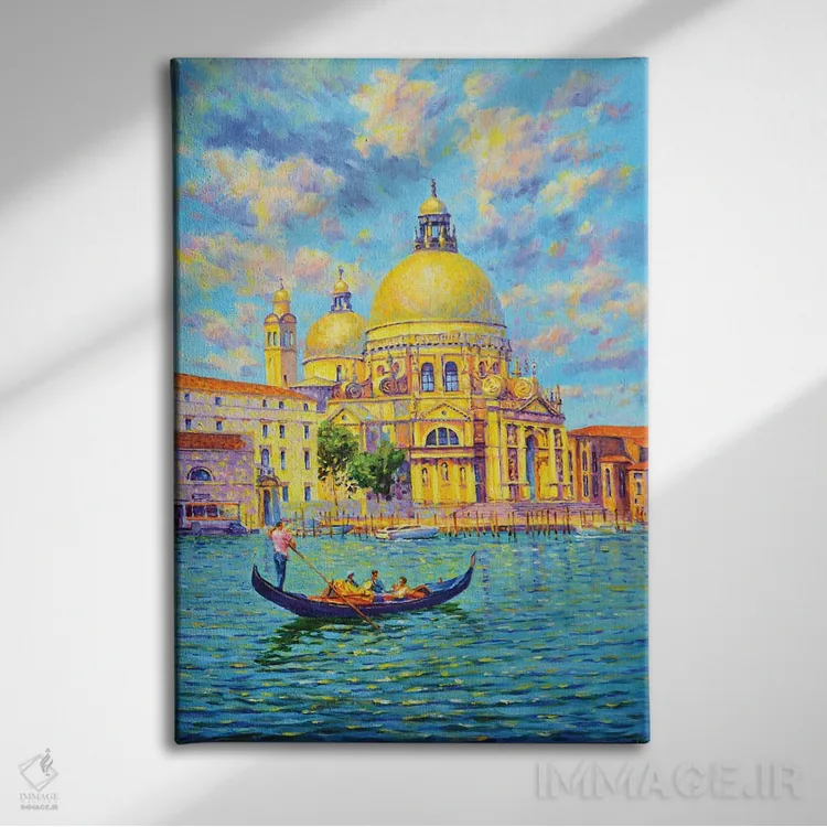 تابلو دکوراتیو ونیز ۳ اثر ایرینا کاستسووا - نمای روبهرو روی دیوار