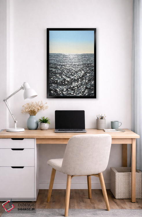 تابلو دکوراتیو نور آسمان اقیانوسی II اثر ایرینا کاستسووا - D6B