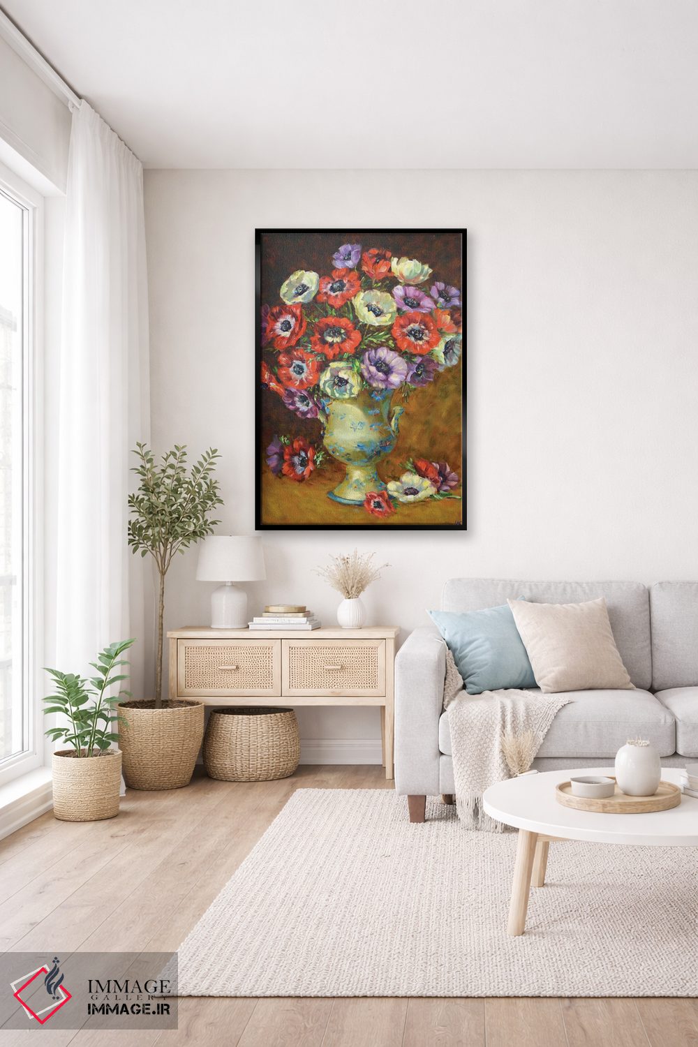 تابلو دکوراتیو دسته گل ۱۵ اثر ایرینا کاستسووا - D4B