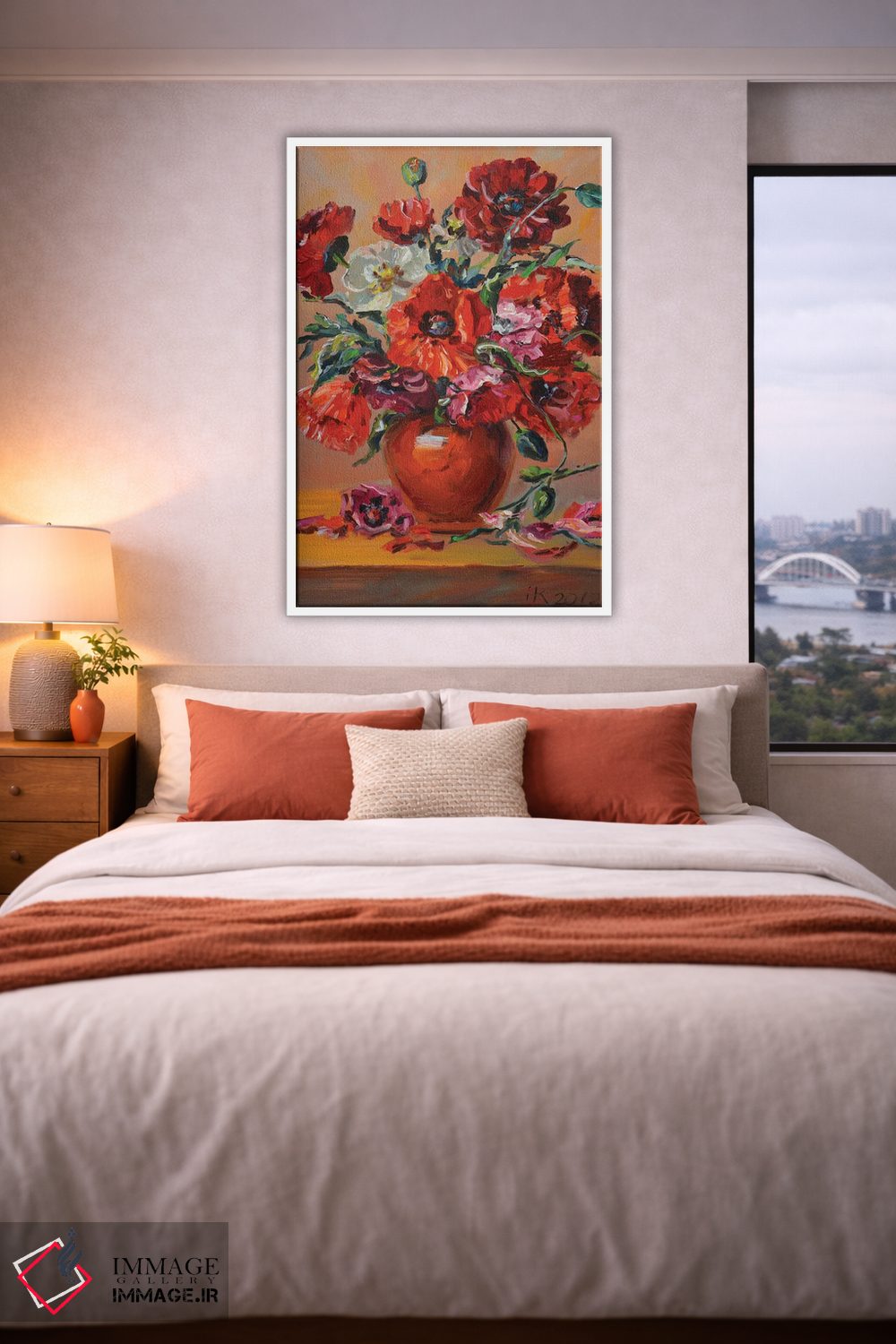 تابلو دکوراتیو شقایق ها V اثر ایرینا کاستسووا - D4W