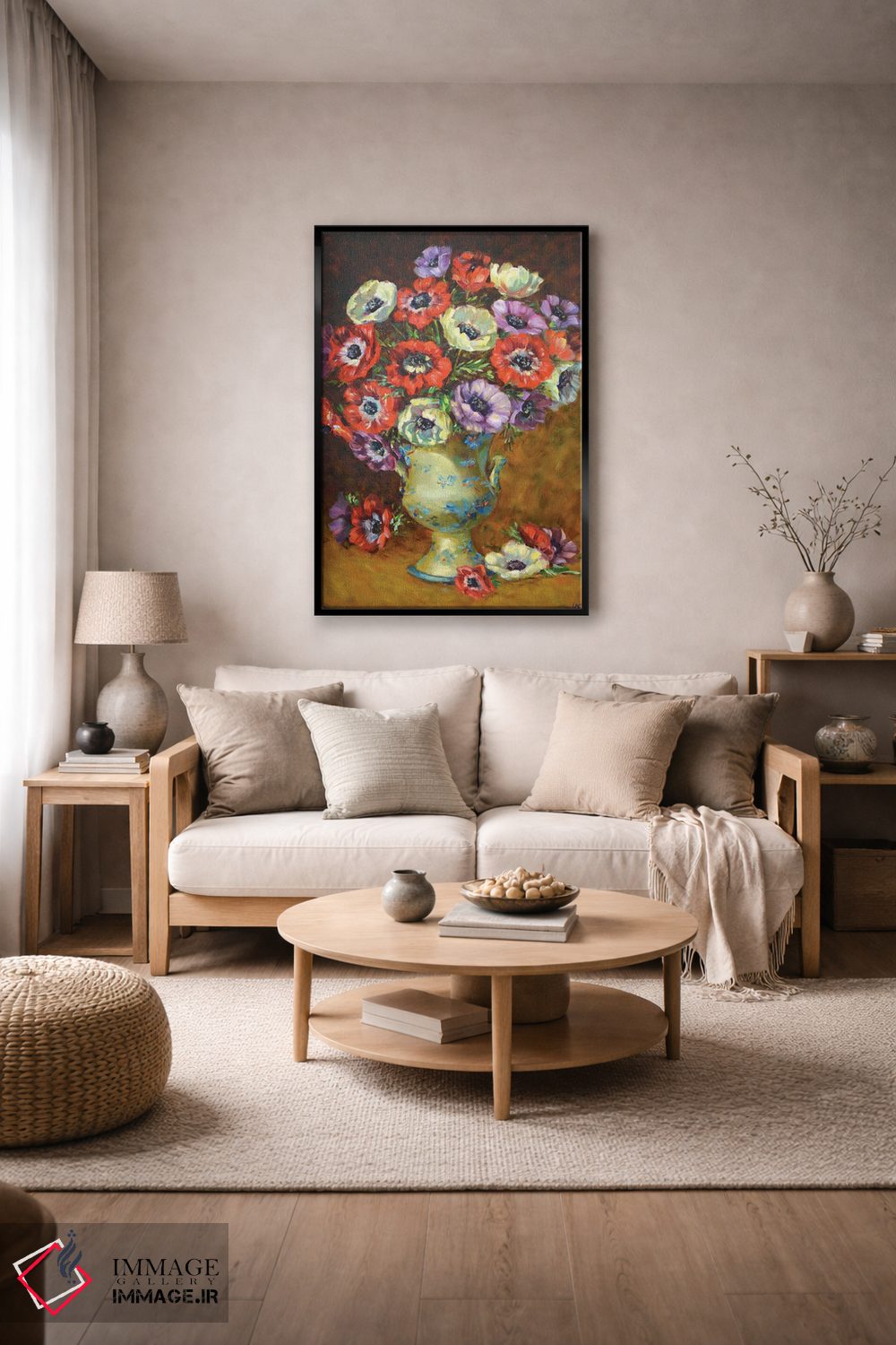 تابلو دکوراتیو دسته گل ۱۵ اثر ایرینا کاستسووا - D5B