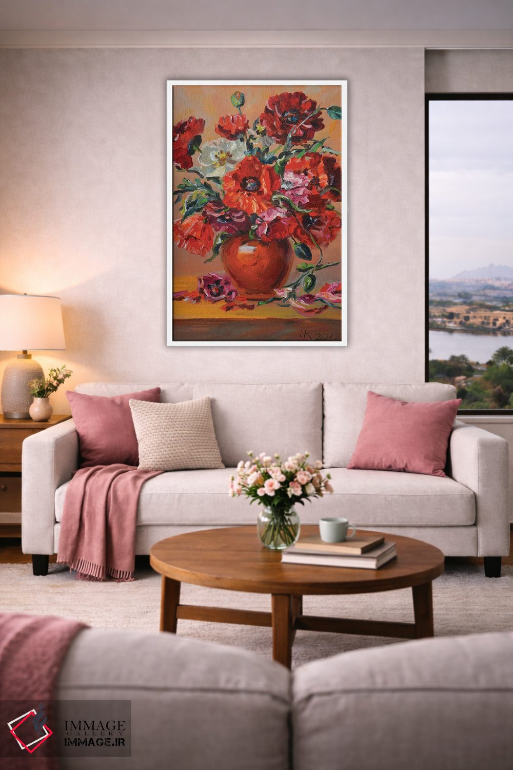 تابلو دکوراتیو شقایق ها V اثر ایرینا کاستسووا - D3W