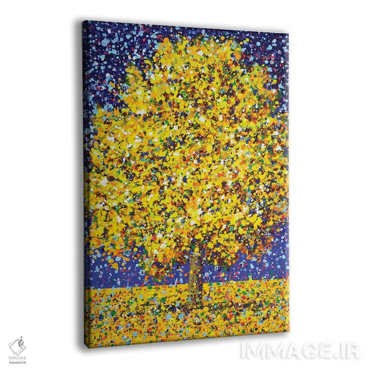 تابلو دکوراتیو درخت میموزا اثر ایرینا کاستسووا - نمای پرسپکتیو محصول