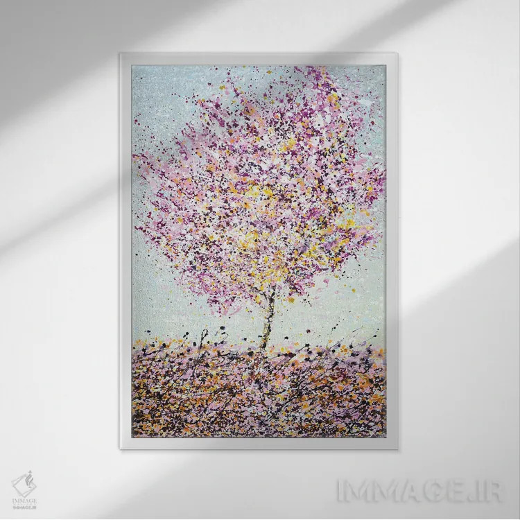 تابلو دکوراتیو چوب اثر ایرینا کاستسووا - نمای قابدار سفید