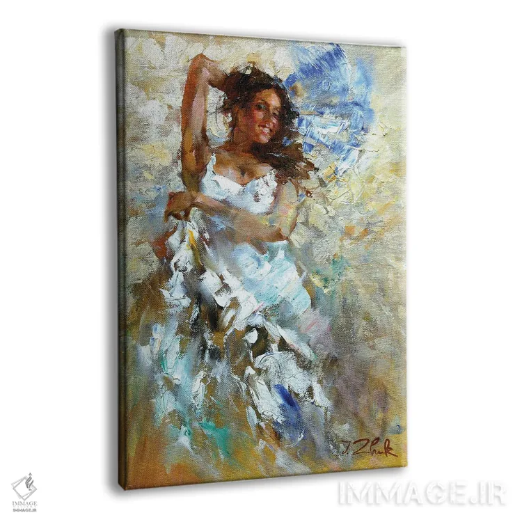 تابلو دکوراتیو در رقص اثر ایگور ژوک - نمای پرسپکتیو محصول