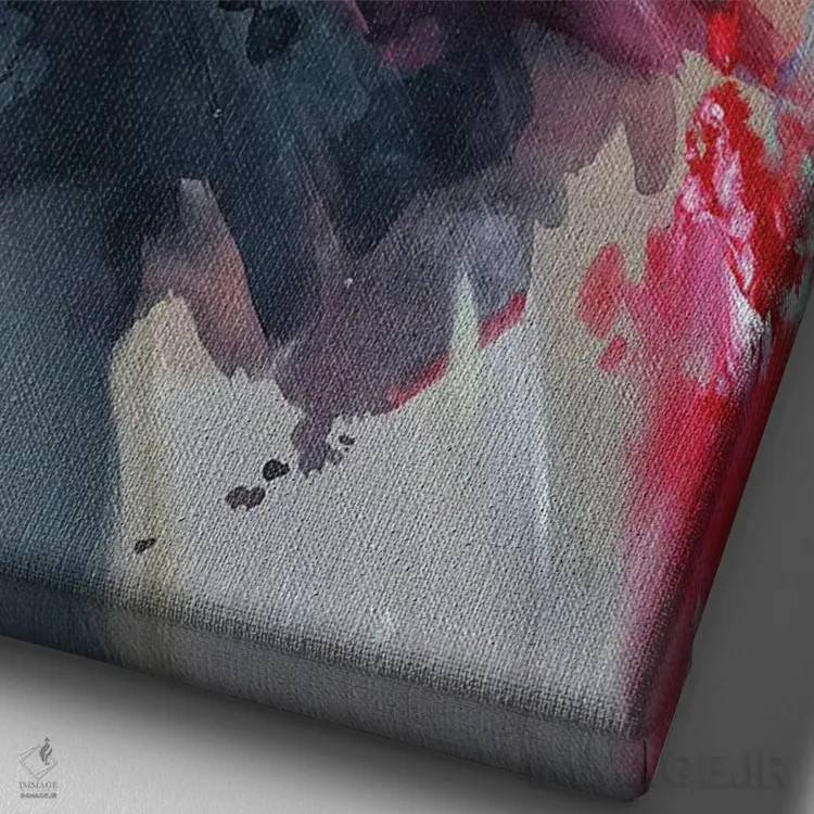 تابلو دکوراتیو رقص اسپانیایی اثر ایگور ژوک - نمای نزدیک بافت بوم