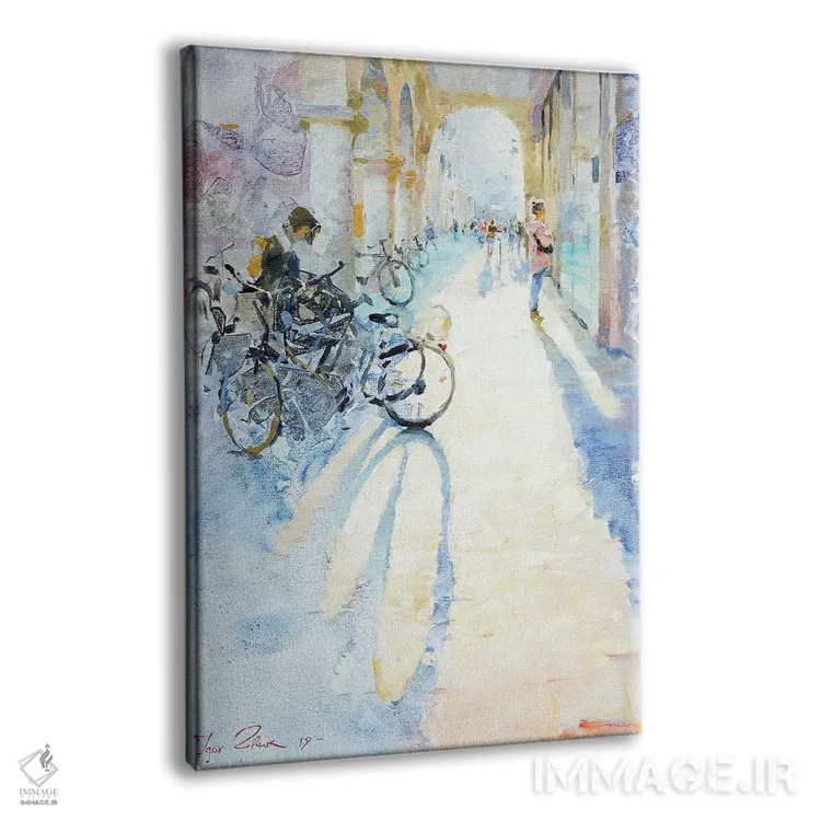 تابلو کلاسیک نور و سایه ها در شهر اثر ایگور ژوک - نمای پرسپکتیو محصول