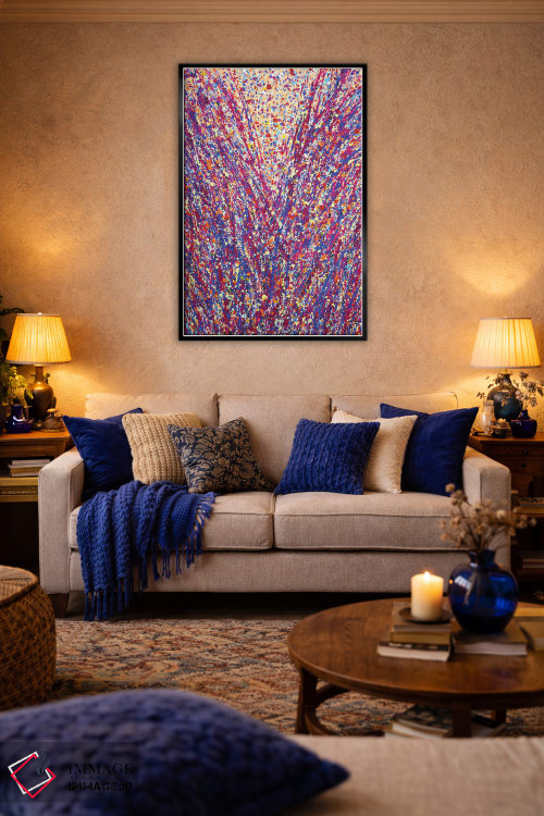 تابلو انتزاعی بیان XX اثر ایرینا کاستسووا - D6B