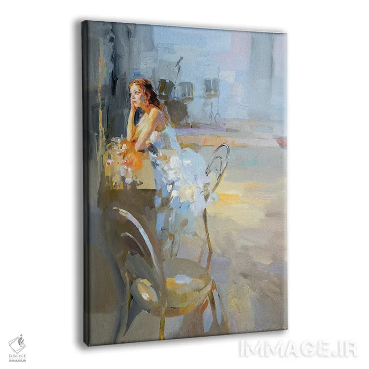 تابلو کلاسیک روبروی آینه اثر ایگور ژوک - نمای پرسپکتیو محصول