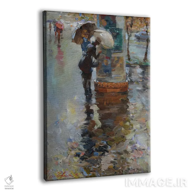 تابلو دکوراتیو باران در کی یف اثر ایگور ژوک - نمای پرسپکتیو محصول