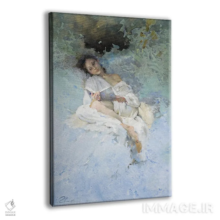 تابلو دکوراتیو خواندن اثر ایگور ژوک - نمای پرسپکتیو محصول