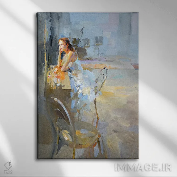 تابلو کلاسیک روبروی آینه اثر ایگور ژوک - نمای روبهرو روی دیوار