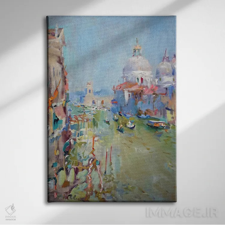 تابلو دکوراتیو ونیز ۲ اثر ایگور ژوک - نمای روبهرو روی دیوار