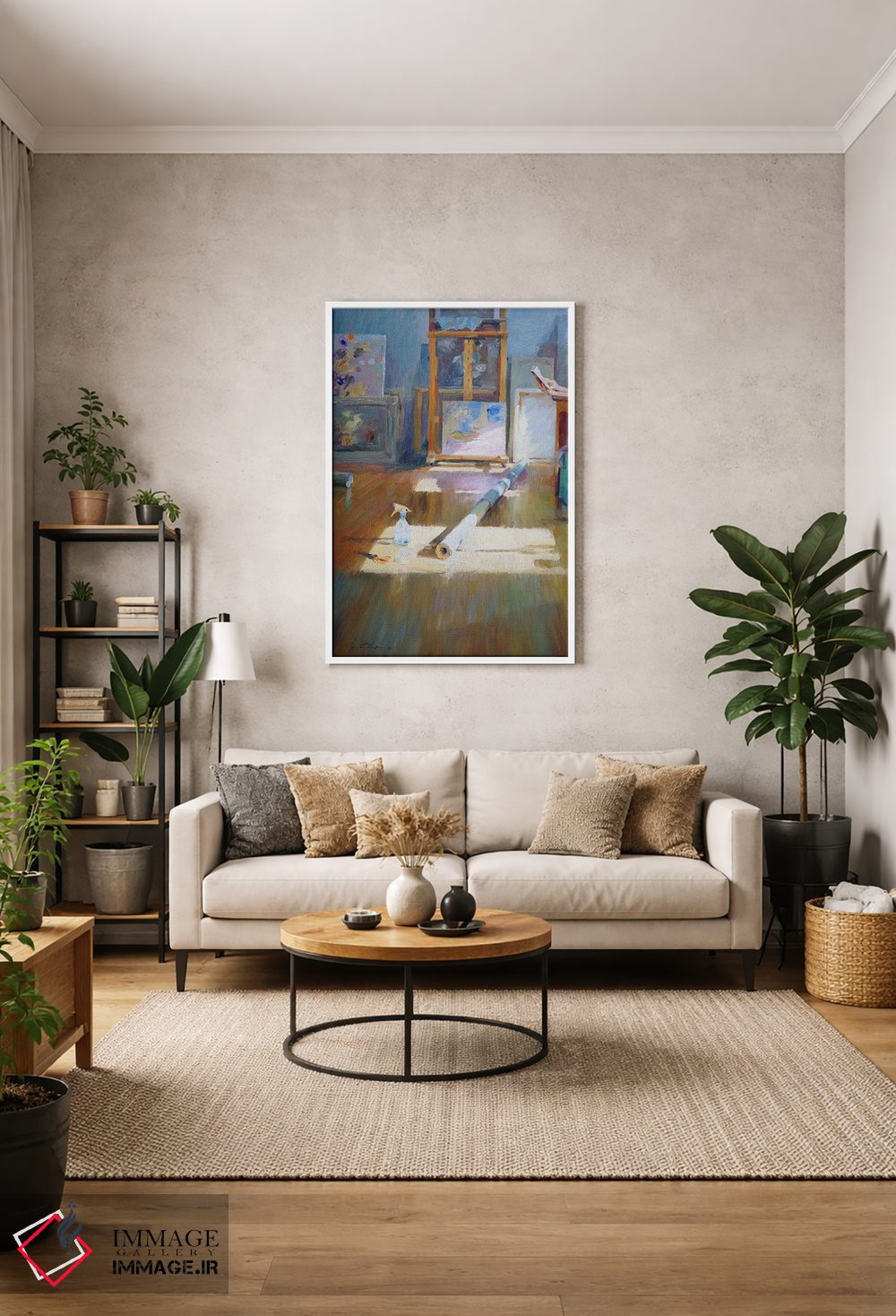 تابلو دکوراتیو در استودیو اثر ایگور ژوک - D1W