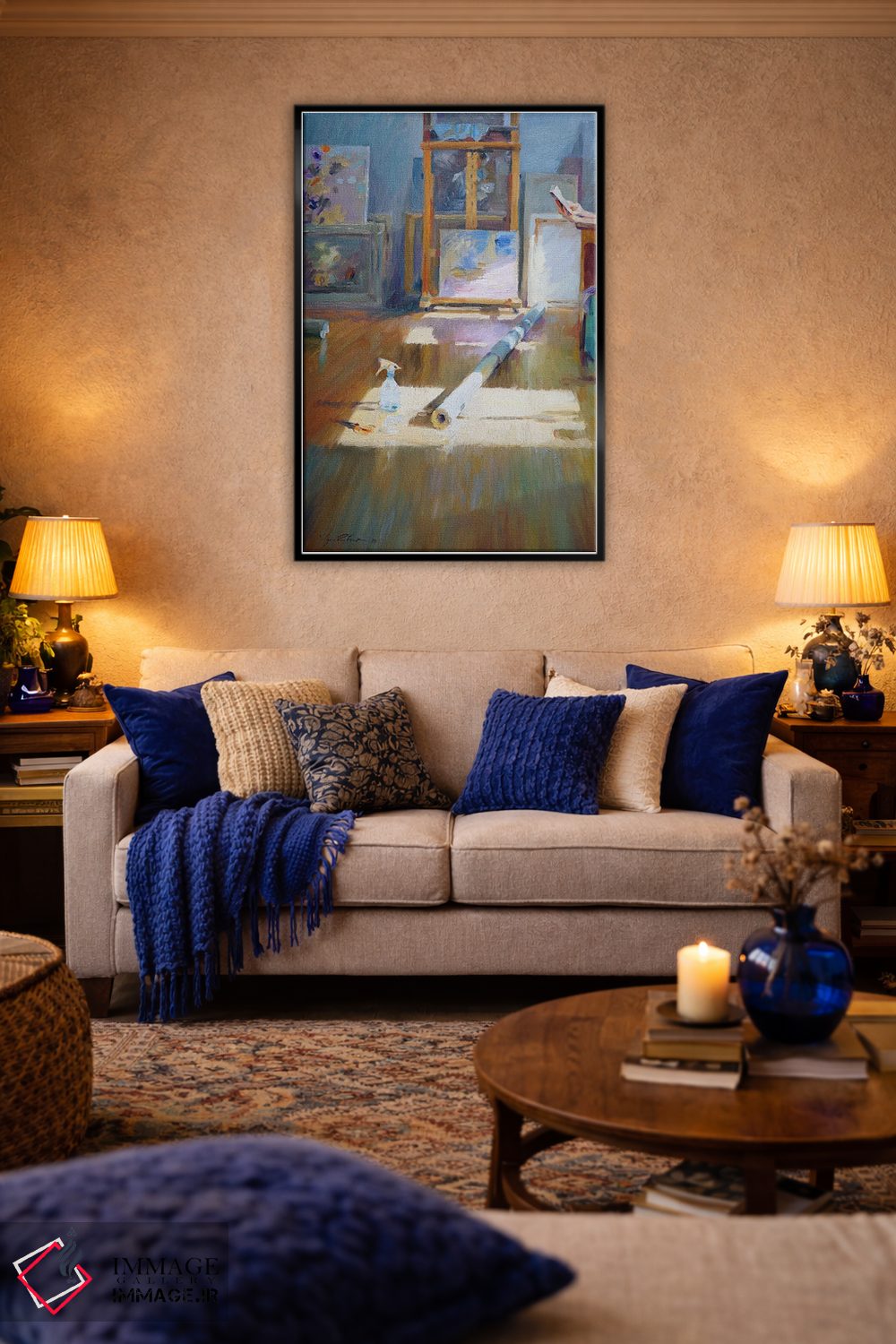 تابلو دکوراتیو در استودیو اثر ایگور ژوک - D5B