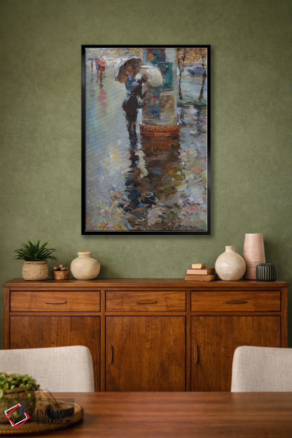 تابلو دکوراتیو باران در کی یف اثر ایگور ژوک - D2B