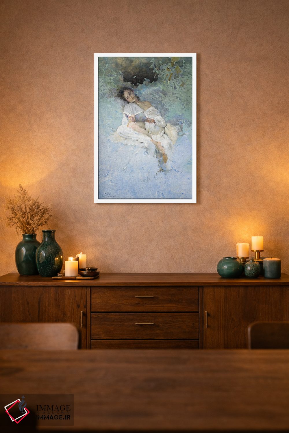 تابلو دکوراتیو خواندن اثر ایگور ژوک - D1W