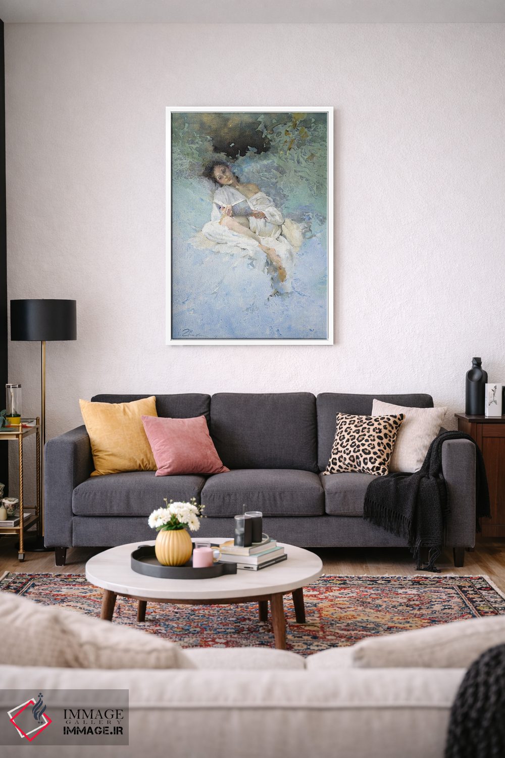 تابلو دکوراتیو خواندن اثر ایگور ژوک - D2W