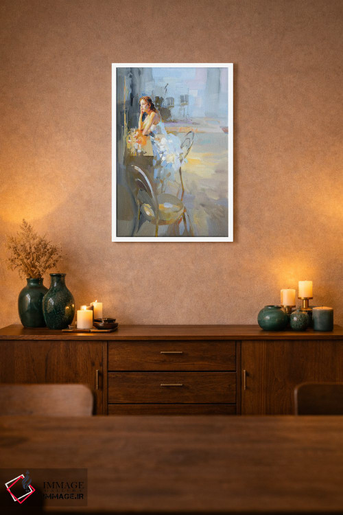 تابلو کلاسیک روبروی آینه اثر ایگور ژوک - D1W