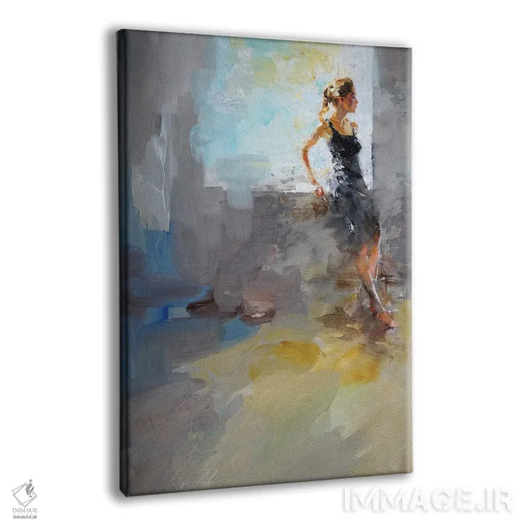 تابلو دکوراتیو انتظار اثر ایگور ژوک - نمای پرسپکتیو محصول