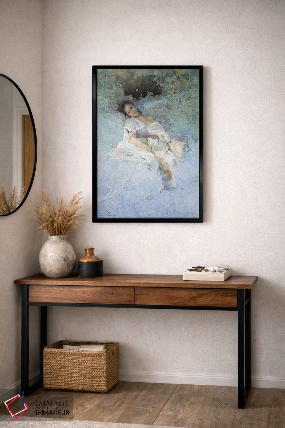 تابلو دکوراتیو خواندن اثر ایگور ژوک - D4B