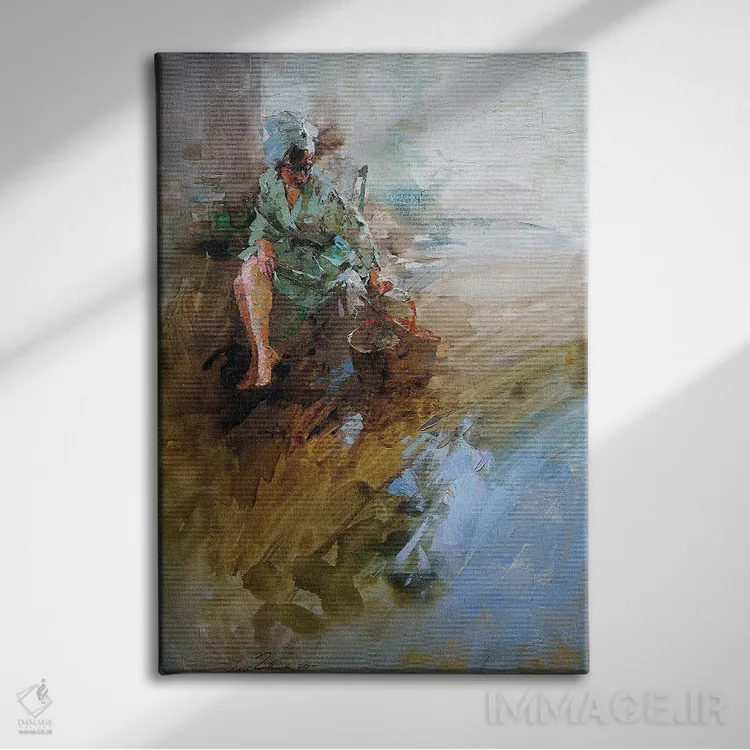 تابلو دکوراتیو لرگو اثر ایگور ژوک - نمای روبهرو روی دیوار