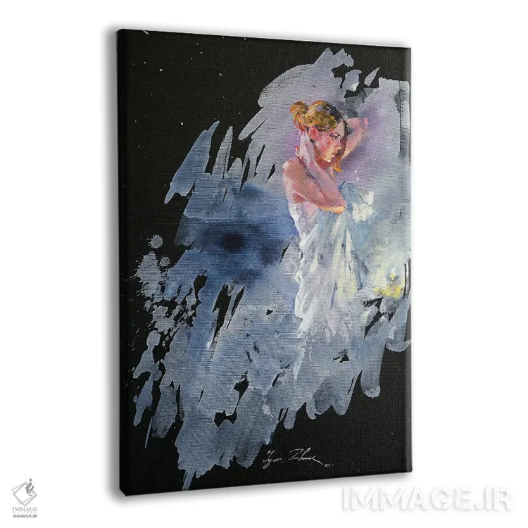 تابلو دکوراتیو شمع اثر ایگور ژوک - نمای پرسپکتیو محصول