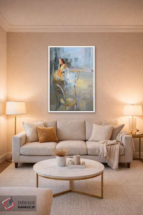 تابلو کلاسیک روبروی آینه اثر ایگور ژوک - D3W