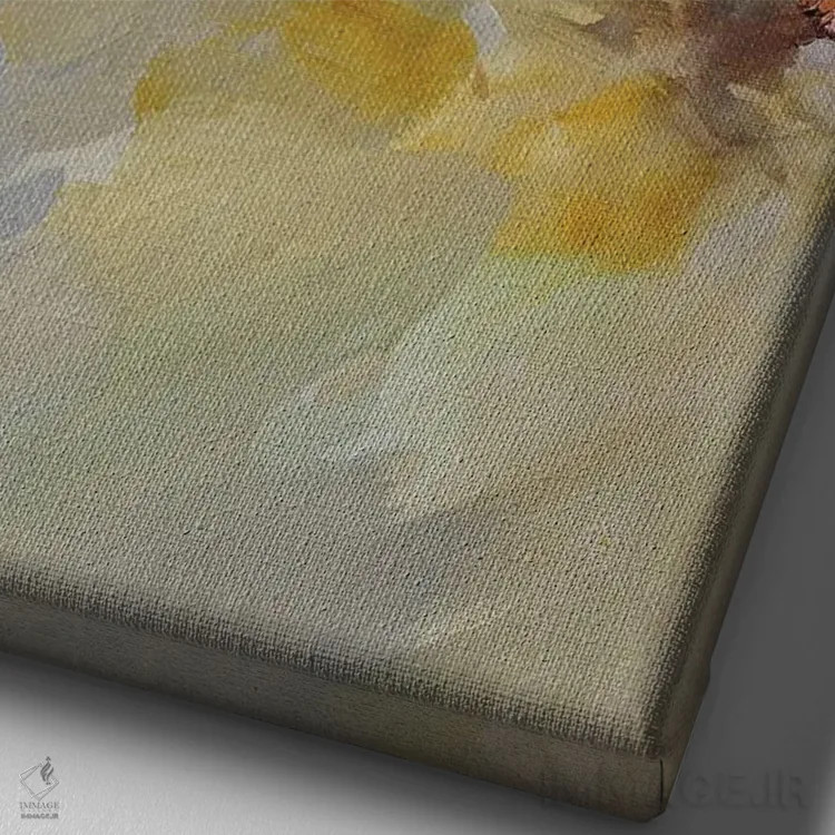 تابلو دکوراتیو انتظار اثر ایگور ژوک - نمای نزدیک بافت بوم