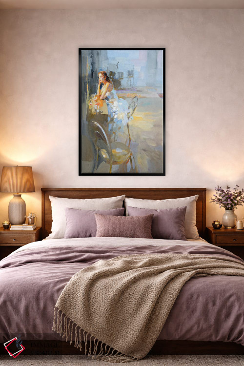 تابلو کلاسیک روبروی آینه اثر ایگور ژوک - D5B