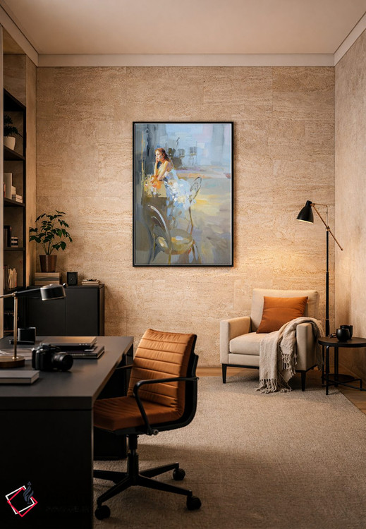 تابلو کلاسیک روبروی آینه اثر ایگور ژوک - D6B