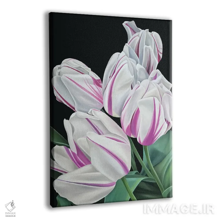 تابلو دکوراتیو پرچم شعله ور اثر ایلدزه اوس - نمای پرسپکتیو محصول