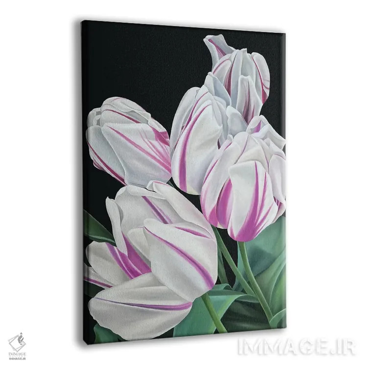 تابلو دکوراتیو پرچم شعله ور اثر ایلدزه اوس - نمای پرسپکتیو محصول