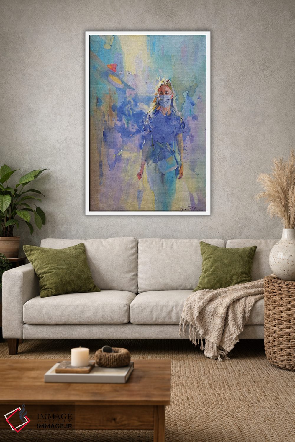 تابلو انتزاعی پیاده روی ایمن اثر ایگور ژوک - D1W